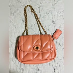 Coach Quilted Pillow Madison light coral
